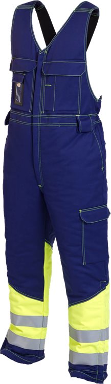 Leijona Talviavosuoja HiVis FR 1.0, Keltainen/T.Sininen - Kaikki Palosuojatut työvaatemerkit - 116869-556 - 1