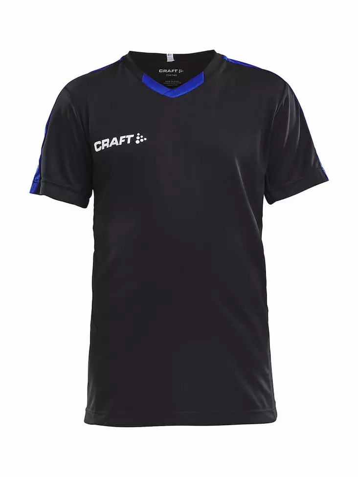 PROGRESS Jersey Contrast JR, BLACK/CLUB COBOLT - Craft Vaatteet - 1905583-9346 - 1