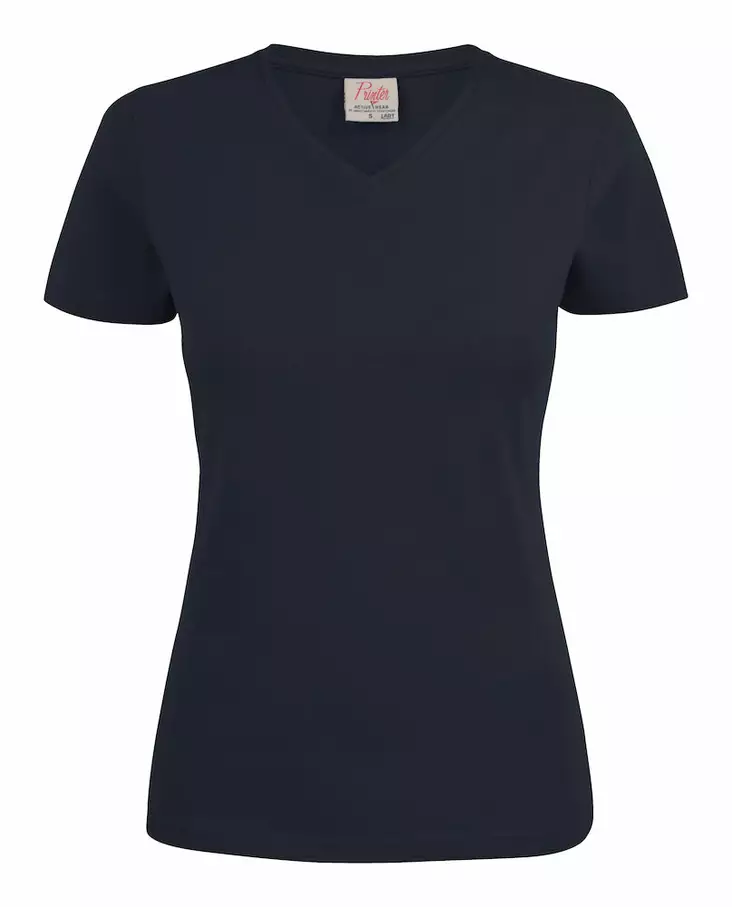 Printer Heavy V-neck Lady, Dark Navy - Kaikki Profiilivaatemerkit - 2264025-616 - 1