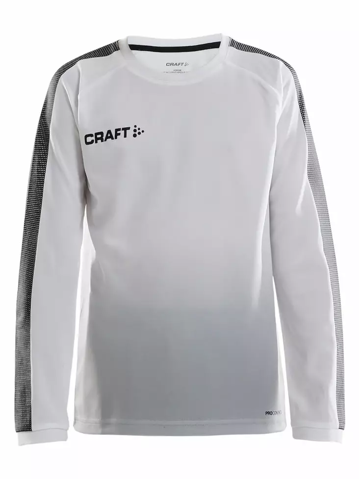 Pro Control Fade Jersey LS Jr, White/Silver - Craft Vaatteet - 1906854-900926 - 1
