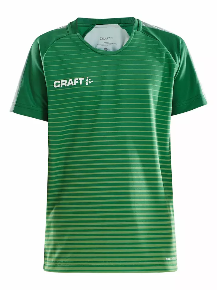Pro Control Stripe Jersey Jr, Team Green/Craft green - Craft Vaatteet - 1906700-651606 - 1