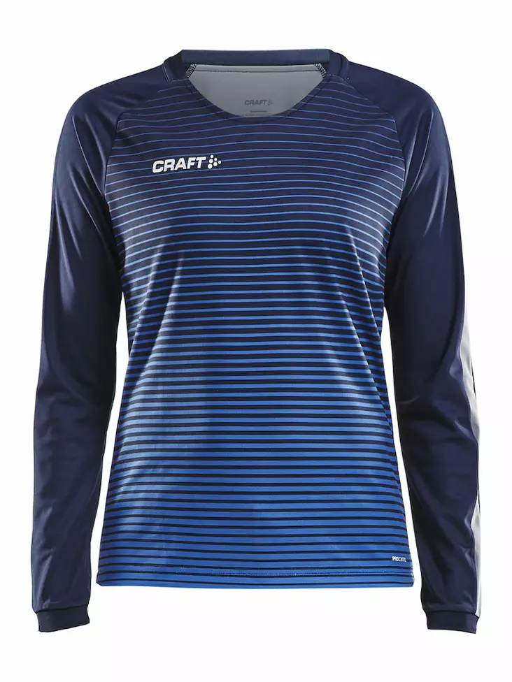 Pro Control Stripe Jersey LS W, Navy/Club Cobolt - Craft Vaatteet - 1906850-390346 - 1
