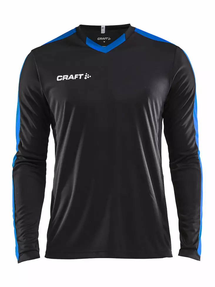 Progress Jersey Contrast LS M, Black/Club Cobolt - Craft Vaatteet - 1906887-9346 - 1