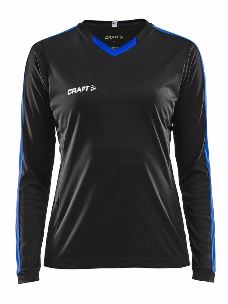 Progress Jersey Contrast LS W, Black/Club Cobolt - Craft Vaatteet - 1906888-9346 - 1