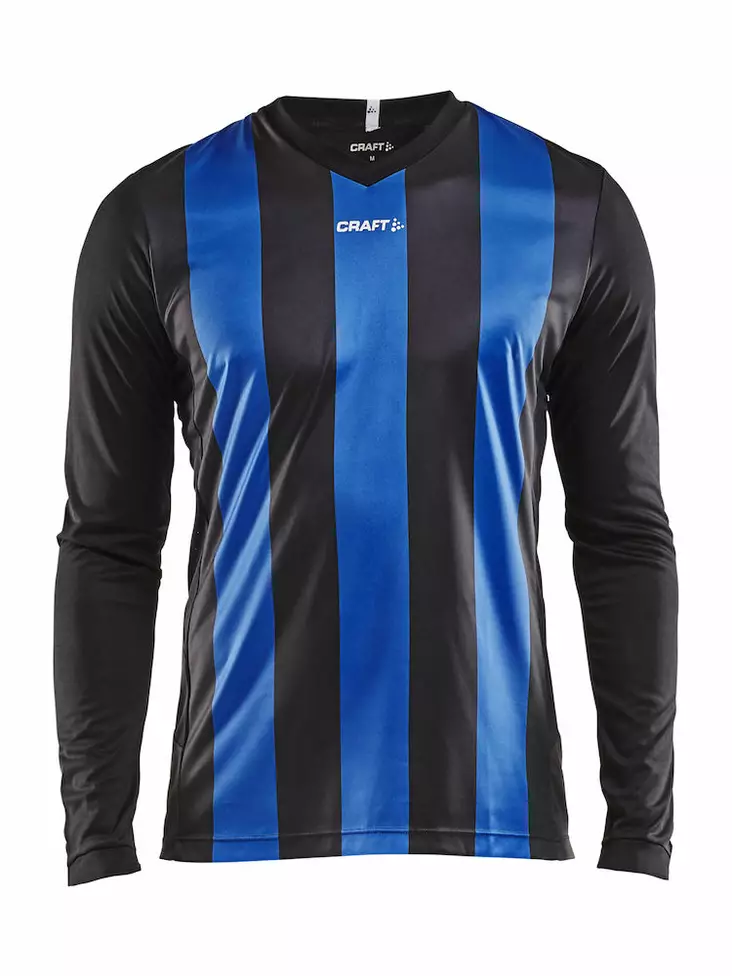 Progress Jersey Stripe LS M, Black/Club Cobolt - Craft Vaatteet - 1906890-9346 - 1