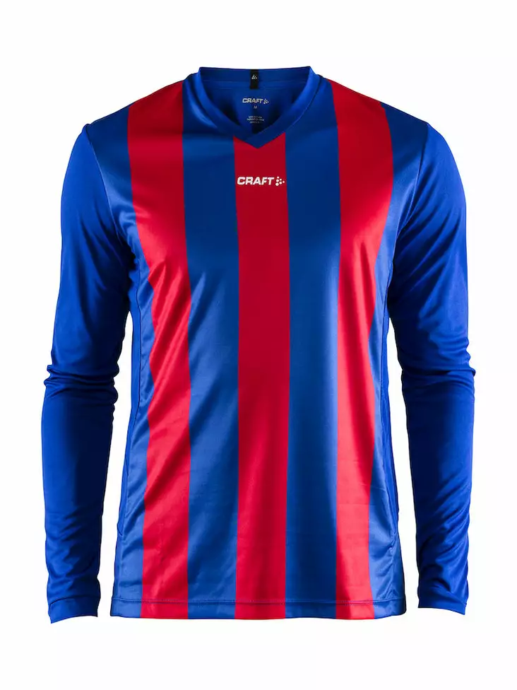 Progress Jersey Stripe LS M, Club Cobolt/Bright Red - Craft Vaatteet - 1906890-3346 - 1