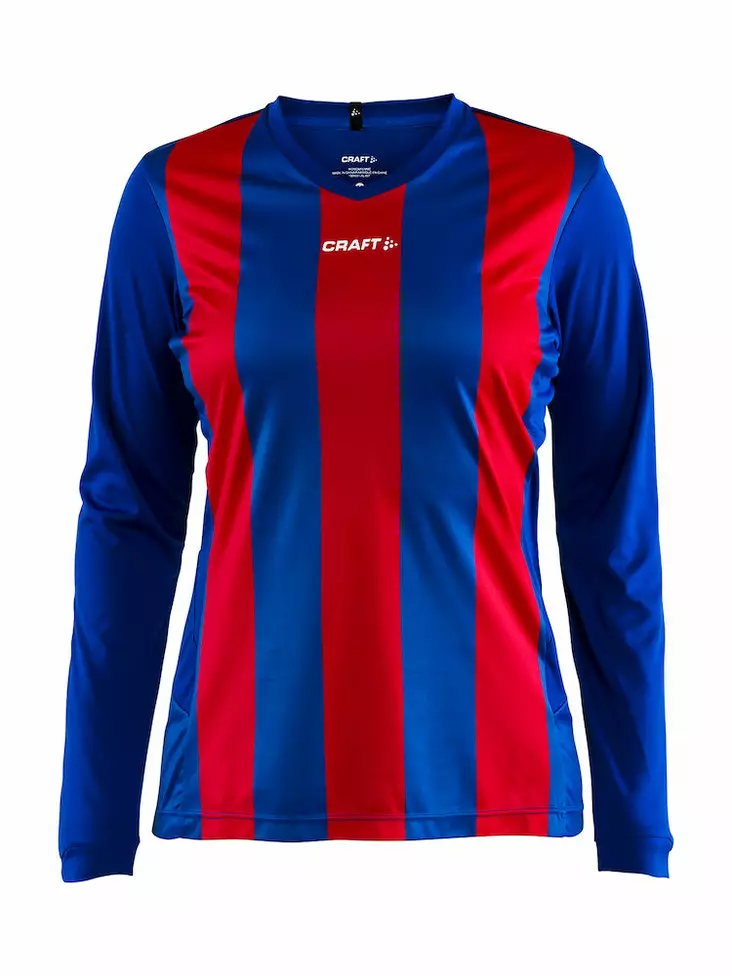 Progress Jersey Stripe LS W, Club Cobolt/Bright Red - Craft Vaatteet - 1906891-3346 - 1