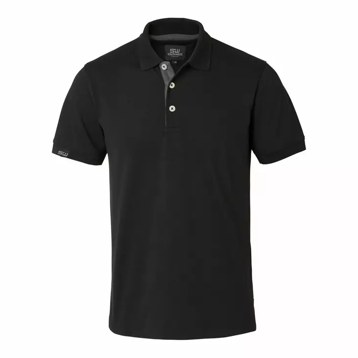 SW 325 Weston Polo ms, bla/grey - South West Vaatteet - 325-96 - 1