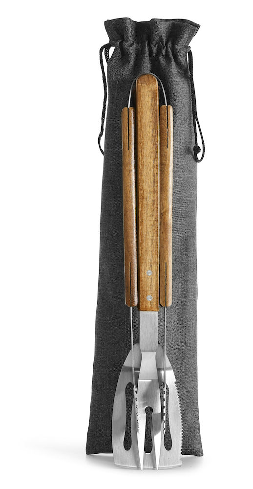 Sagaform BBQ-setti 3 osaa, kangaspussi - Koti ja Keittiö - 5017356 - 1