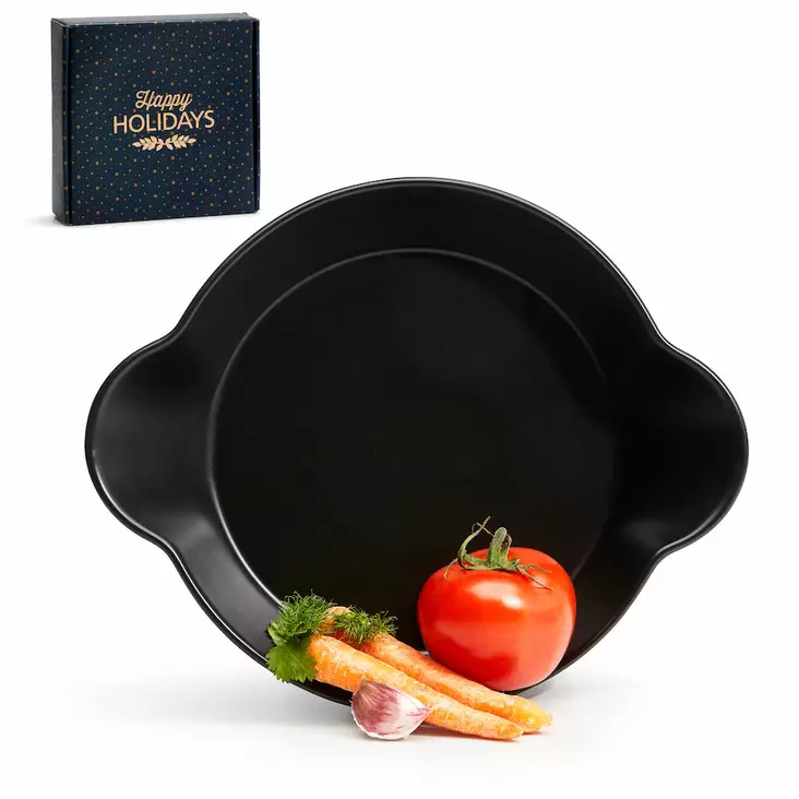 Sagaform Uunivuoka, pyöreä, musta - Koti ja Keittiö - 5003486 - 1