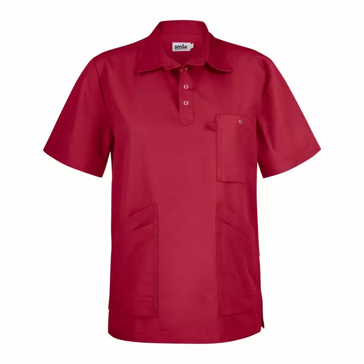 Smila 70103 Alex shirt, dark red - Smila Työvaatteet - 70103-66 - 1