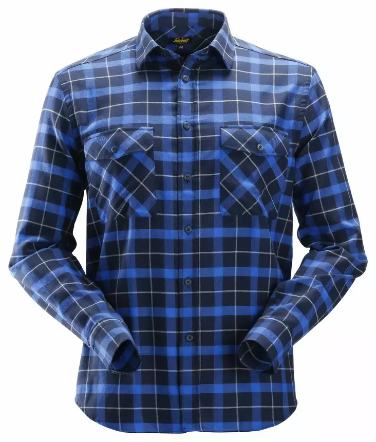 Snickers 8516 AllroundWork, ruudullinen flanellipaita, 9556 navy-sininen - Snickers Työpaidat - 85169556 - 1