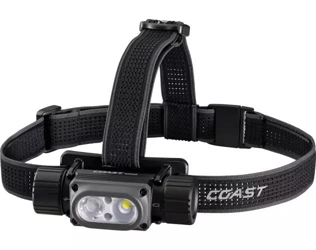 COAST WPH34R IP68 Vedenpitävä ladattava otsalamppu, 2000 lumenia - Otsalamput - 100046896 - 1