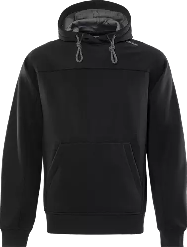 Fristads Hupullinen collegepaita 7551 GSM, Musta/Harmaa - Fristads Työpaidat - 301425-996 - 1