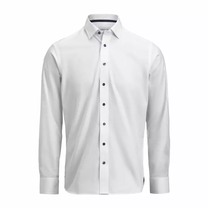 J.Harvest & Frost YB56 Twill Regular, Valkoinen / Tummansininen - J.Harvest & Frost Vaatteet - 2905601-106 - 1