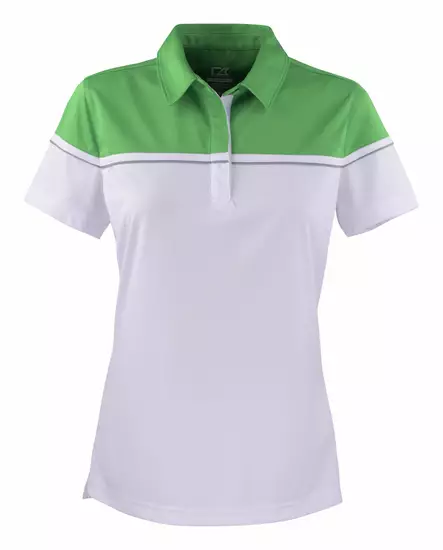 C&B Sunset Polo Ladies, Vihreä - Cutter & Buck Vaatteet - 354403-677 - 1