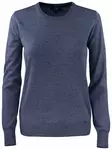 C&B Kennewick Crewneck Ladies, Sea Blue Melange - Cutter & Buck Vaatteet - 355407-597 - 1