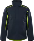 Fristads Softshell stretch talvitakki 4931 GSW, Navysininen/Neonkeltainen - Fristads Työtakit - 301217-557 - 1