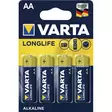 Varta Longlife Alkaliparisto AA LR6 4 kpl/pkt - Akut, Paristot ja Laturit - 4008496525157 - 1