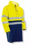Jobman 1565 Sadetakki Hi-Vis, keltainen/mariini - Jobman Huomiotyövaatteet - 65156558-2167 - 1