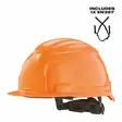 Milwaukee Suojakypärä Bolt 100 Unvented Umpimalli, Oranssi - Suojakypärät - 4932498737 - 1