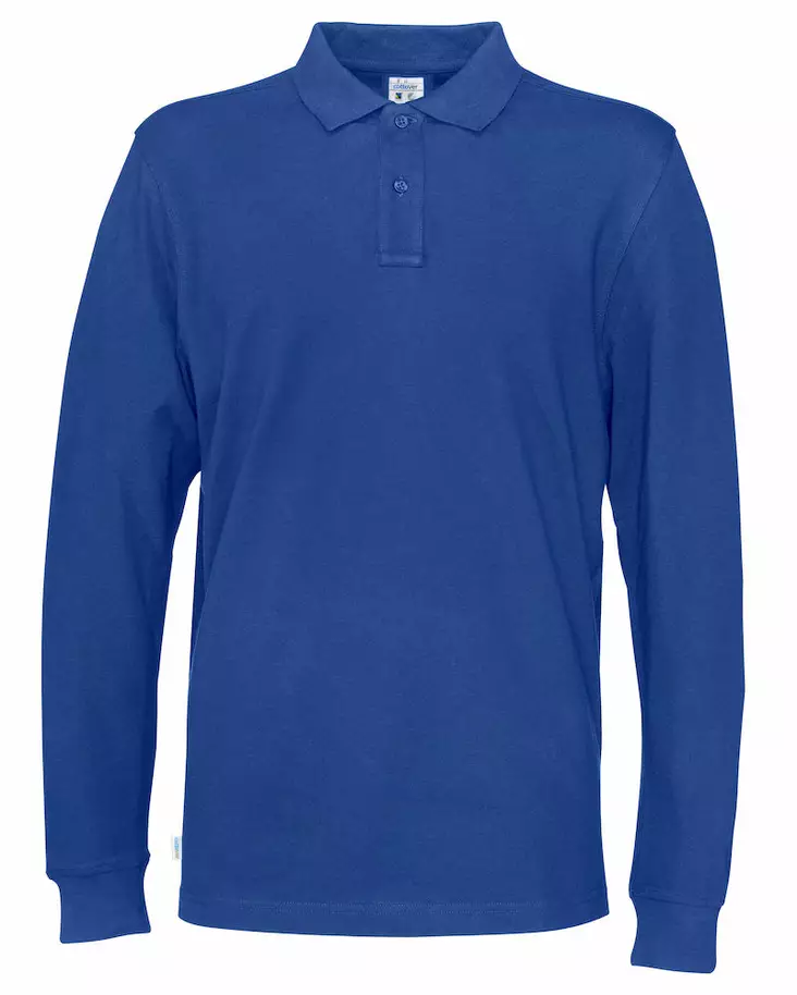 Cottover Pique Long Sleeve Man, Royal - Kaikki Profiilivaatemerkit - 141018-767 - 1