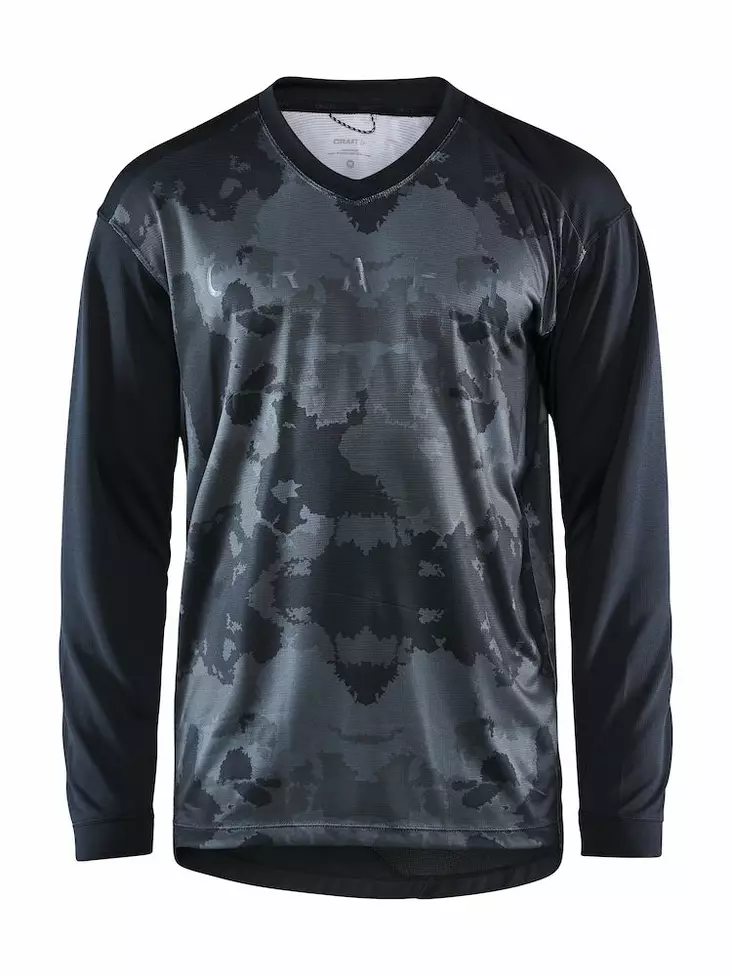 Craft Hale XT LS Jersey M, BLACK-MULTI - Craft Vaatteet - 1907307-999007 - 1