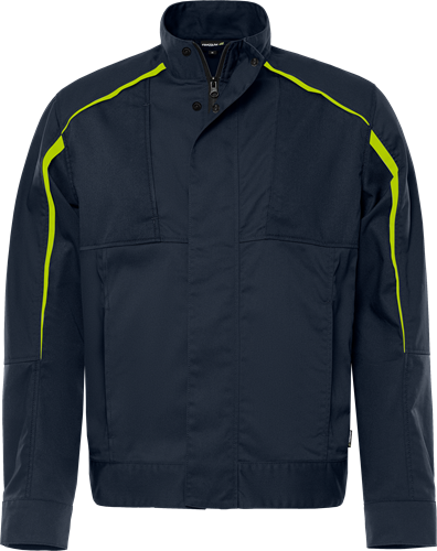 Fristads Takki 4930 GWM, Navysininen/Neonkeltainen - Fristads Työtakit - 301025-557 - 1