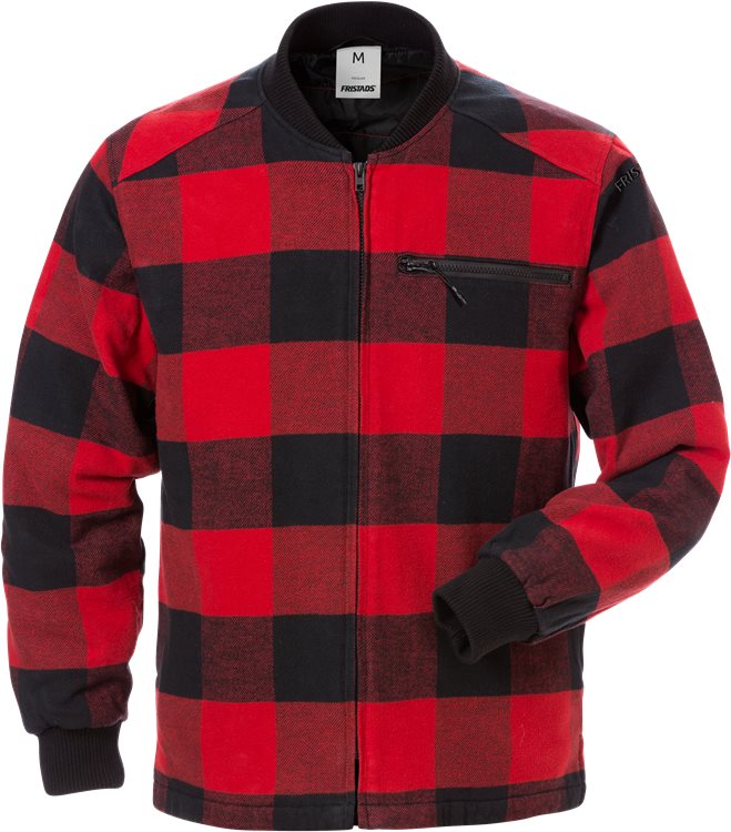 Fristads Vuorillinen paita 7096 SWP, Punainen/Musta - Fristads Työpaidat - 127599-397 - 1