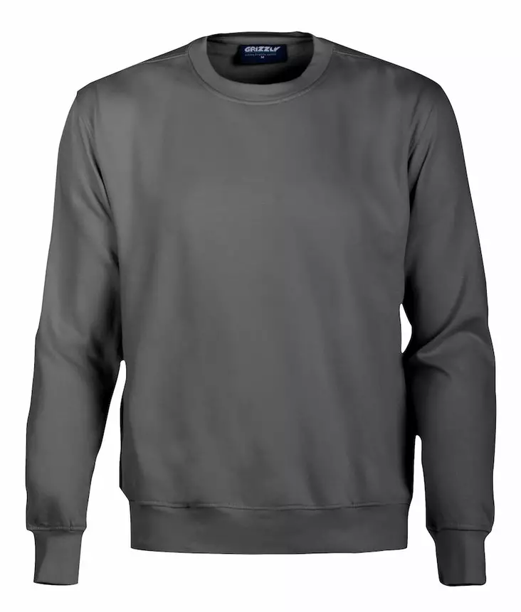 Grizzly Midland Crew, Harmaa - Grizzly Vaatteet - 150460-967 - 1