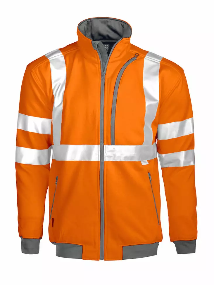 ProJob 6103 Collegetakki EN ISO 20471 LK3, Oranssi - Projob Huomiopaidat - 646103-17 - 1