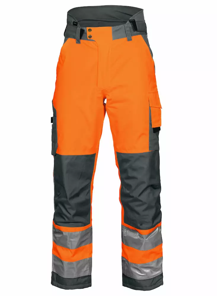 ProJob 6514 Toppahousut HV LK2, Orange - Projob Huomiohousut - 646514-17 - 1