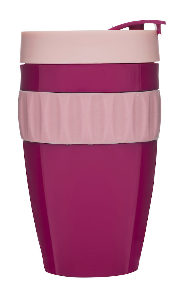 Sagaform To Go muki, tumma pinkki - Koti ja Keittiö - 5017247 - 1