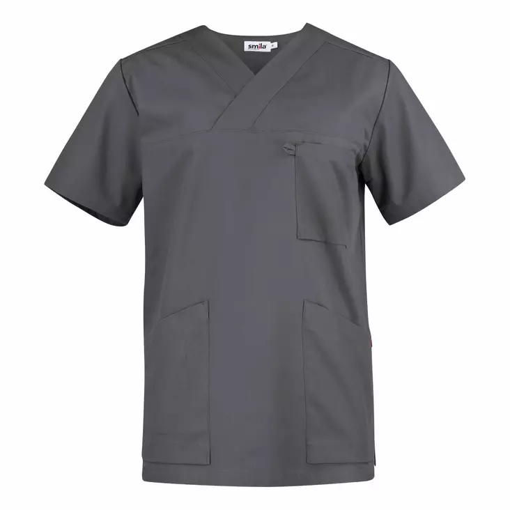 Smila 70101 Astor v-tunic, graphite - Smila Työvaatteet - 70101-97 - 1