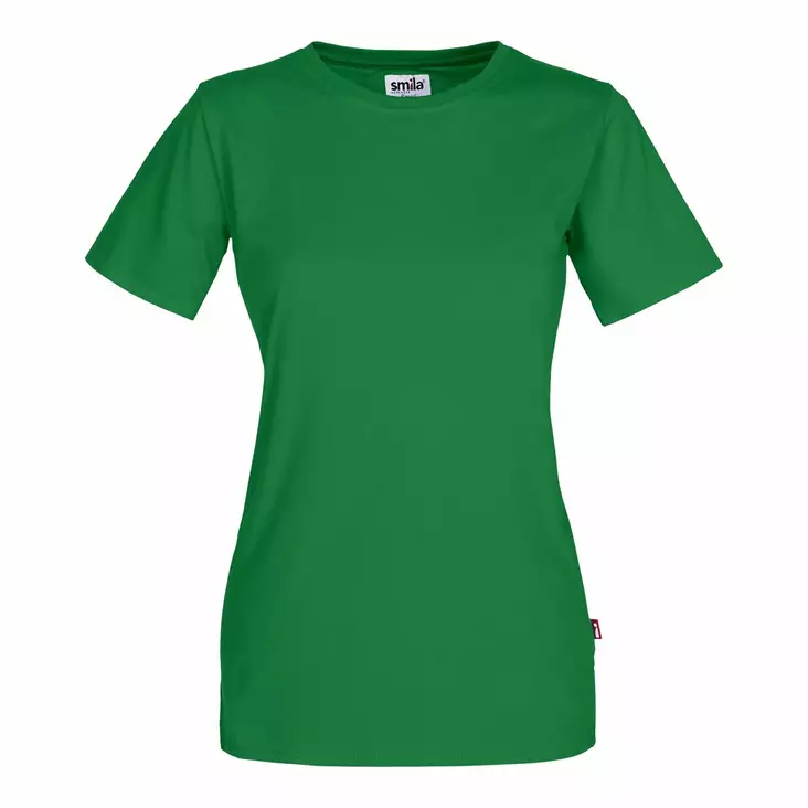 Smila 76432 Helmi t-shirt w, emerald - Smila Työvaatteet - 76432-17 - 1