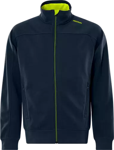 Fristads Collegetakki 7552 GSM, Navysininen/Neonkeltainen - Fristads Työpaidat - 301426-557 - 1