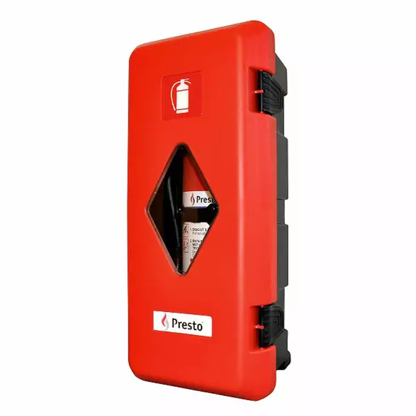 Sammutinkaappi 12kg, muovi, ajoneuvoon 675 x 310 x 250 mm - Sammutinkaapit - PR-100597 - 1