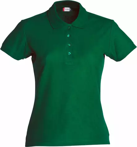 Clique Basic Polo Ladies, tumman vihreä - Clique Vaatteet - 028231-68 - 1