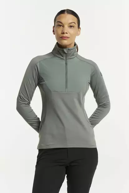 Tenson TXlite Windblock Halfzip Women, Grey Green - Tenson Vaatteet - 465018115-648 - 1