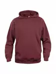 Clique Basic Hoody Junior, viininpunainen - Clique Vaatteet - 021021-38 - 1