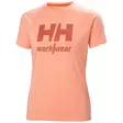 Helly Hansen W Logo T-shirt, Rose Quartz - Helly Hansen Työpaidat - 79267-058 - 1
