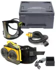 E-breathe e-Flow Puhallinpaketti Filter-Box + Multimask Pro Foam kasvosuojain - E-breathe hengityksensuojaimet - 045038208 - 1