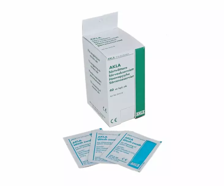 Akla 94418 Haavapyyhe 40kpl/pkt - Ensiaputuotteet - 94418 - 1