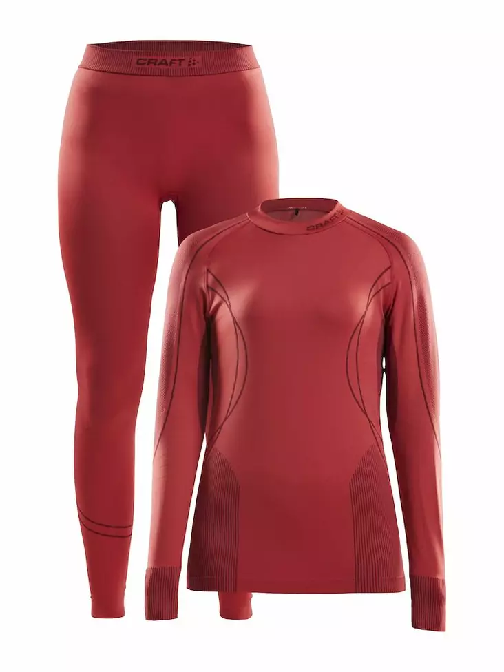 Baselayer Seamless Zone Set W, BEAM-RHUBARB - Craft Vaatteet - 1905329-481488 - 1