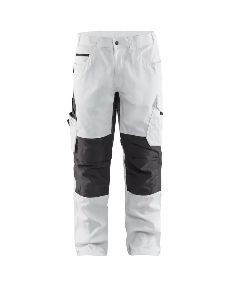 Blåkläder Maalarin housut stretch Valkoinen/Tummanharmaa - Blåkläder Työvaatteet - 109513301098 - 1