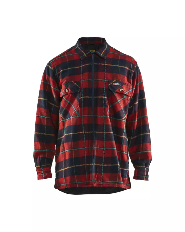 Blåkläder Vuorattu flanellipaita Punainen/Mariininsininen - Blåkläder Työvaatteet - 322019785688 - 1