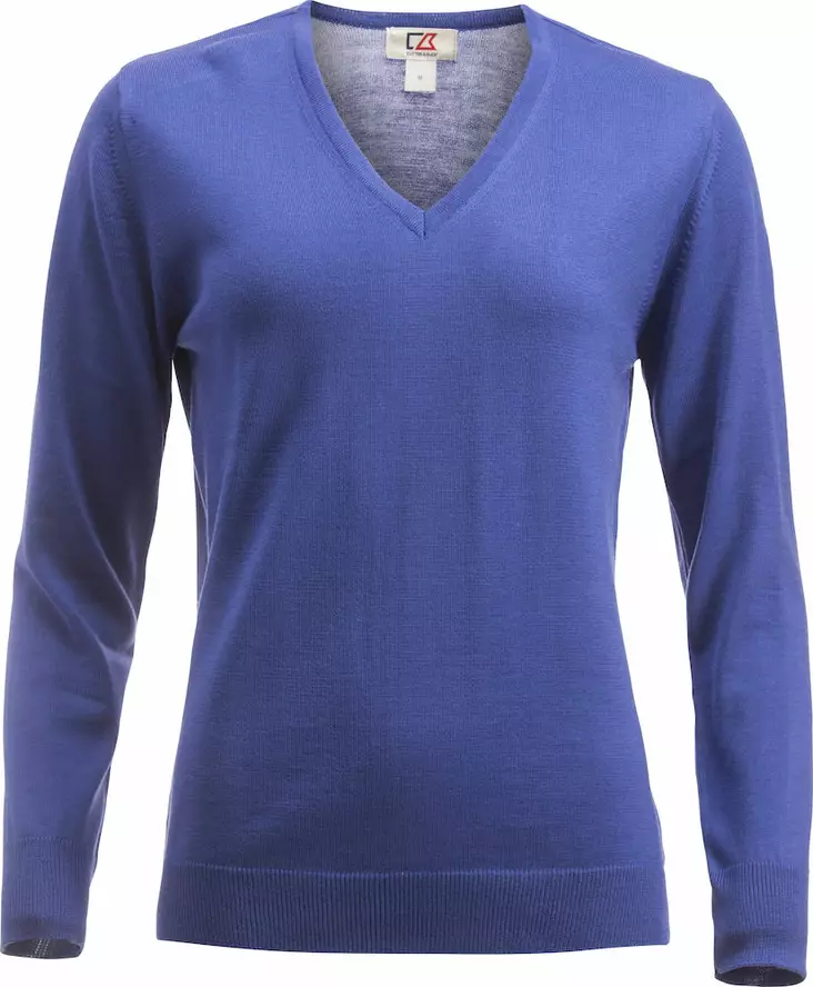 C&B Everett V-Neck WMN, Koboltinsininen - Cutter & Buck Vaatteet - 35517-578 - 1