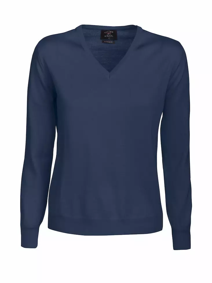 C&B Everett V-Neck WMN, tumman­sininen - Cutter & Buck Vaatteet - 35517-58 - 1
