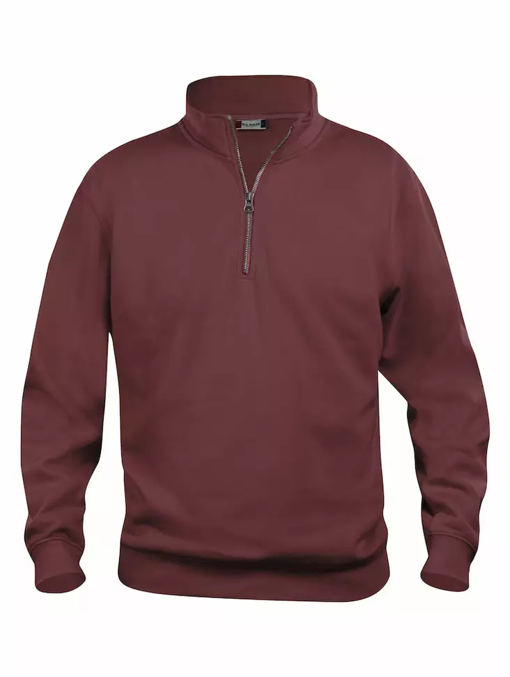 Clique Basic Half Zip, viininpunainen - Clique Vaatteet - 021033-38 - 1