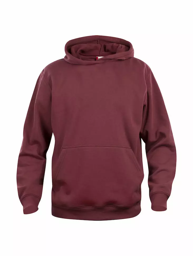 Clique Basic Hoody Junior, viininpunainen - Clique Vaatteet - 021021-38 - 1